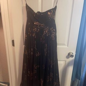 Free People Midi-Length Strapless Dress
